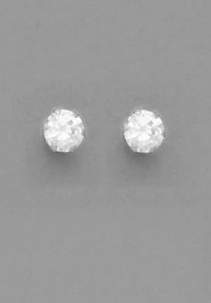 Surgical Stainless Steel CZ Stud