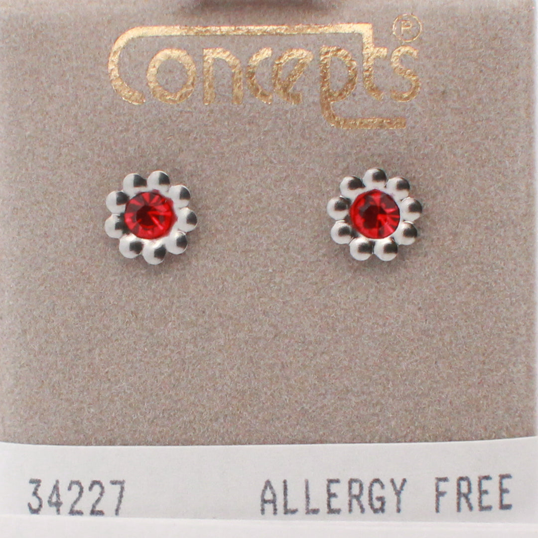 Surgical Stainless Steel July Daisy Stud
