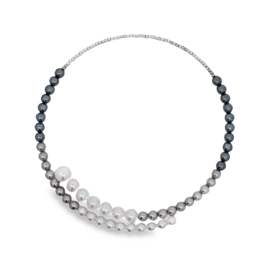 Pearls Coil Necklace