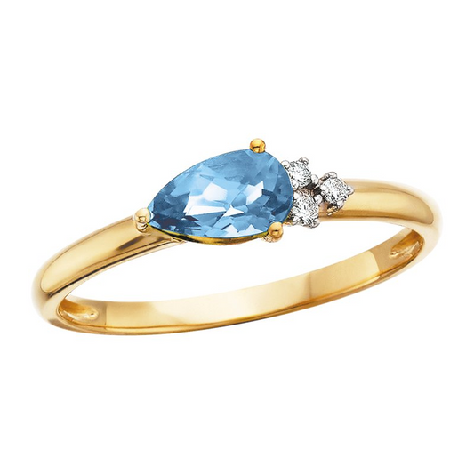 Topaz Accented Ring