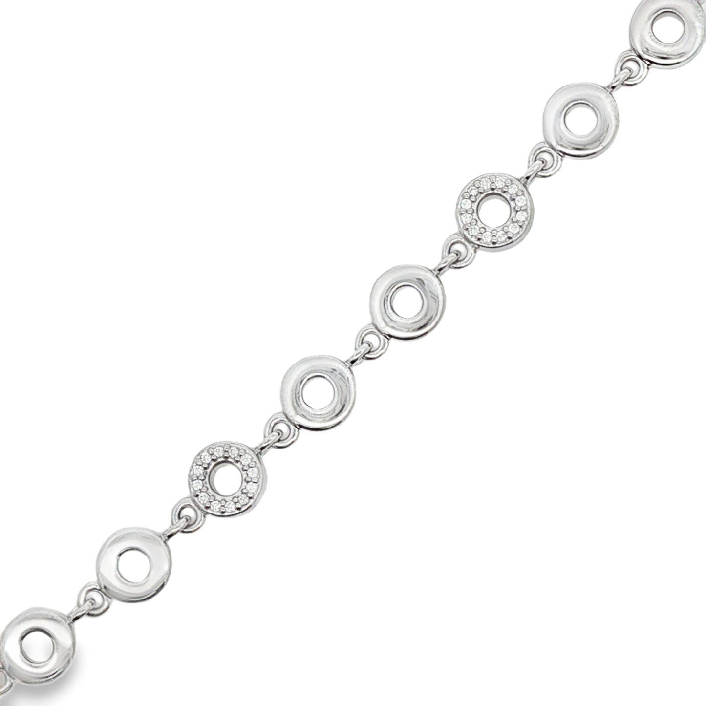 Silver Bracelets with Stone