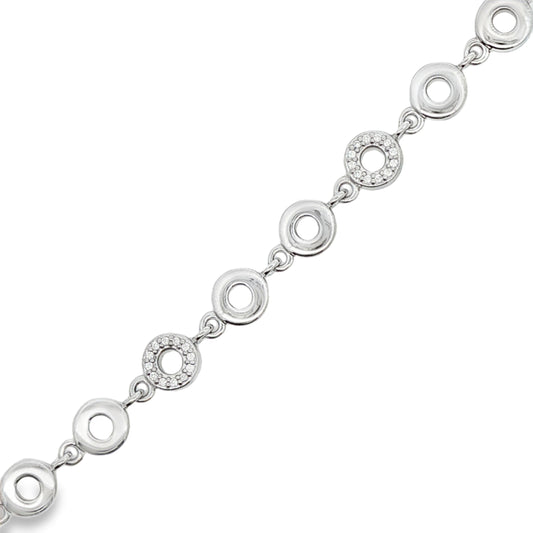 Silver Bracelets with Stone