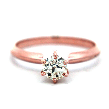 Round Diamond Solitaire Engagement Ring