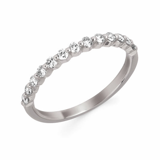 0.75cttw Diamond Scalloped Anniversary Ring