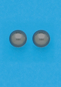 Surgical Stainless Steel Black Simulated Pearl Stud