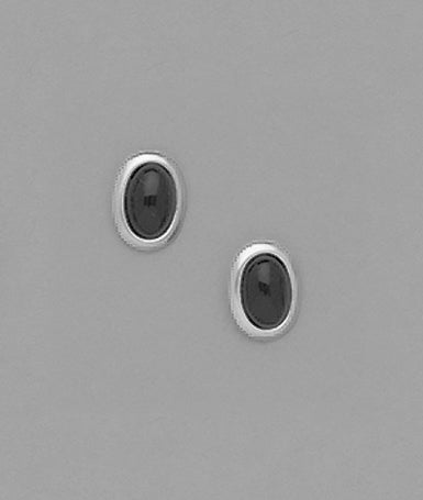 Surgical Stainless Steel Onyx Stud