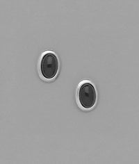 Surgical Stainless Steel Onyx Stud