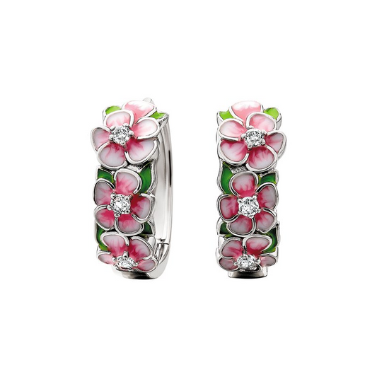 Topazes Hoop Earrings