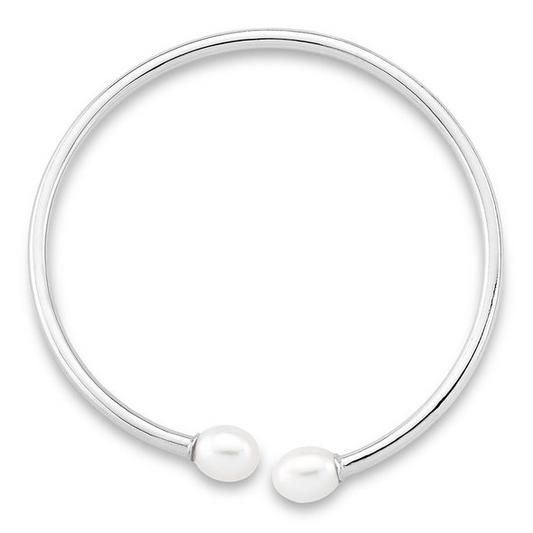 Pearls Bangle Bracelet