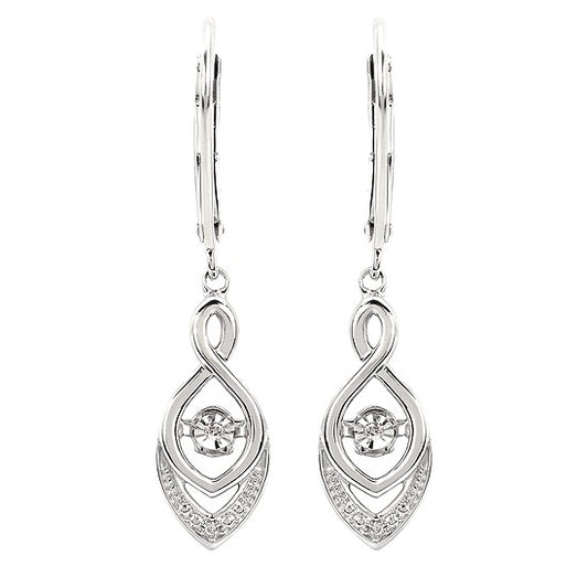 0.014CTW Diamond Earrings Fashion