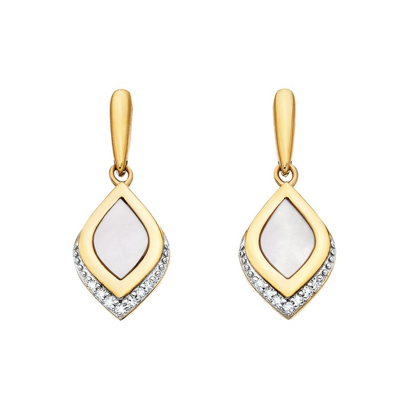 Kite Mother Of Pearls Dangle Earrings