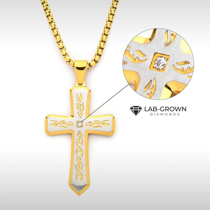 Tribal Cross Pendant