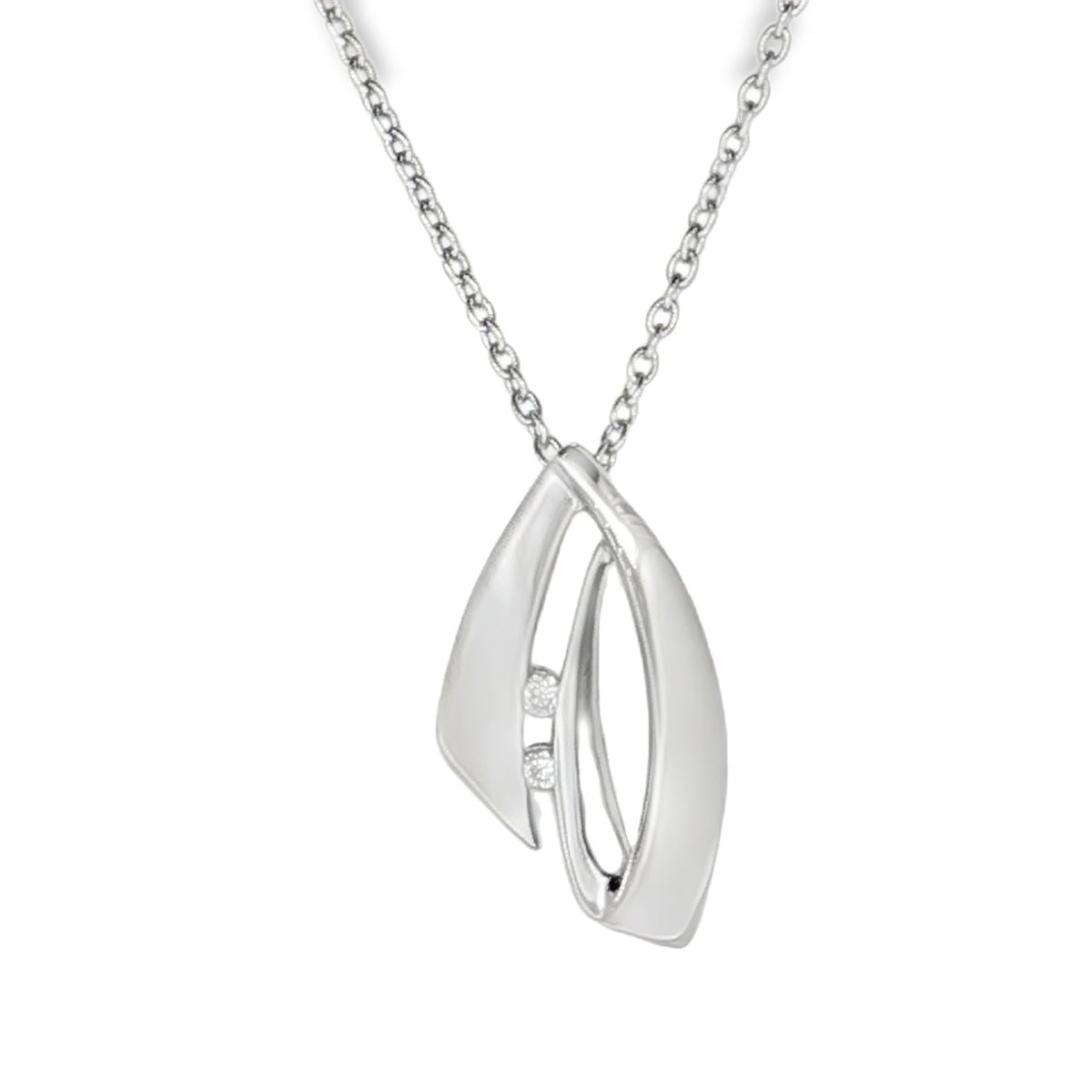 Diamonds Hidden Bail Pendant