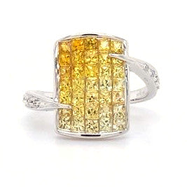 Sapphires Bypass Ring