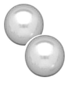 Surgical Stainless Steel Simulated Pearl Stud