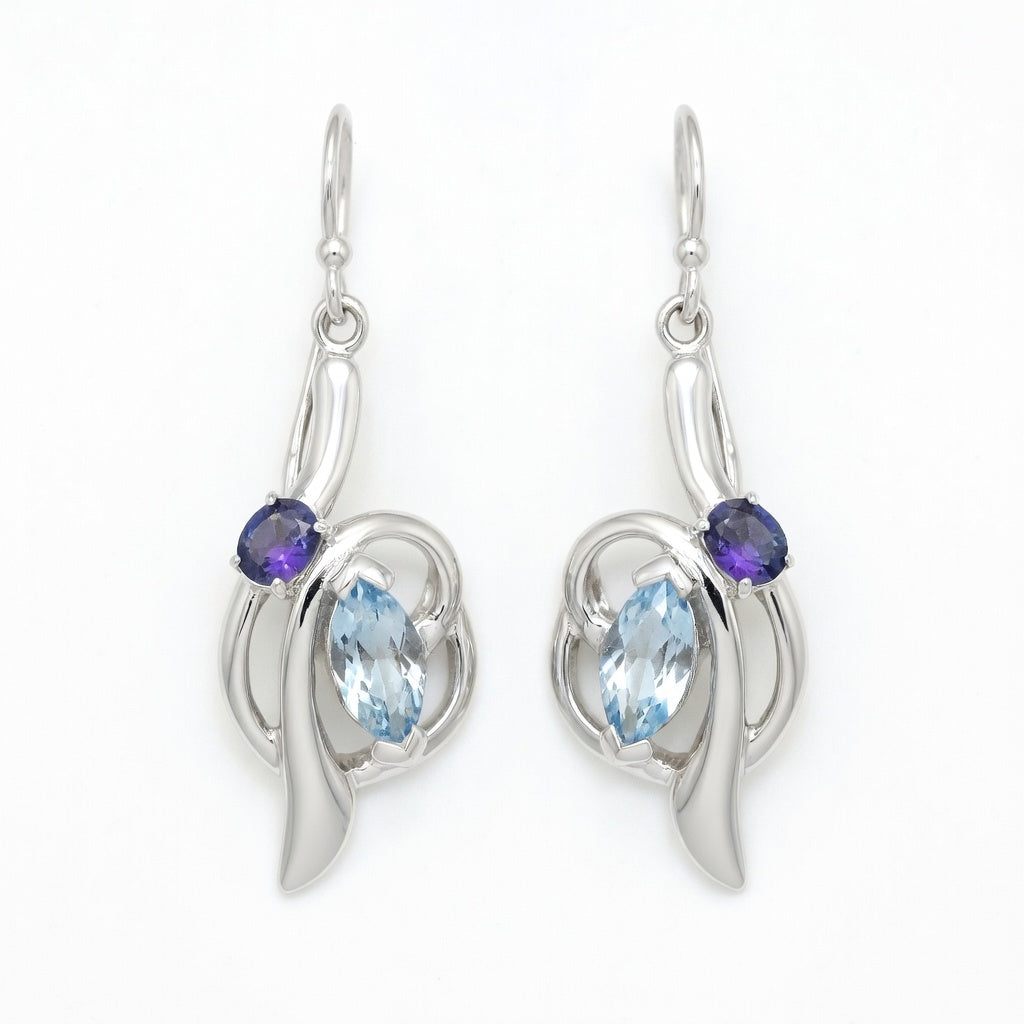 Marquise Topazes Dangle Earrings