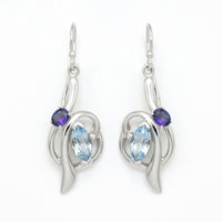 Marquise Topazes Dangle Earrings