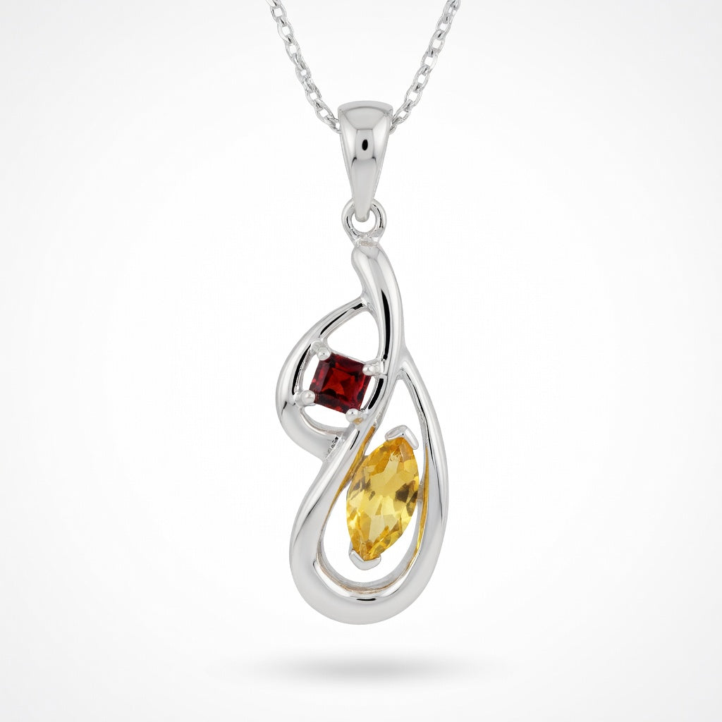 Citrine Dangle Pendant