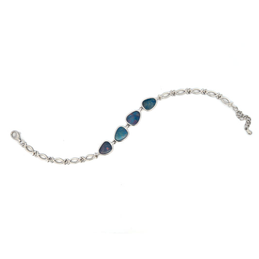 Silver Bracelets with Stone