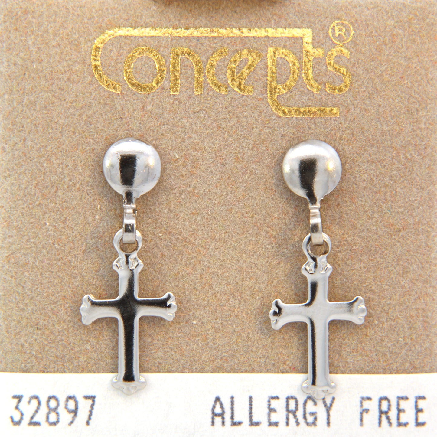 Surgical Stainless Steel Cross Dangle