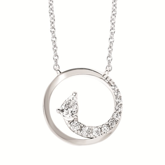 1/5 Cttw. Diamond Circle Necklace