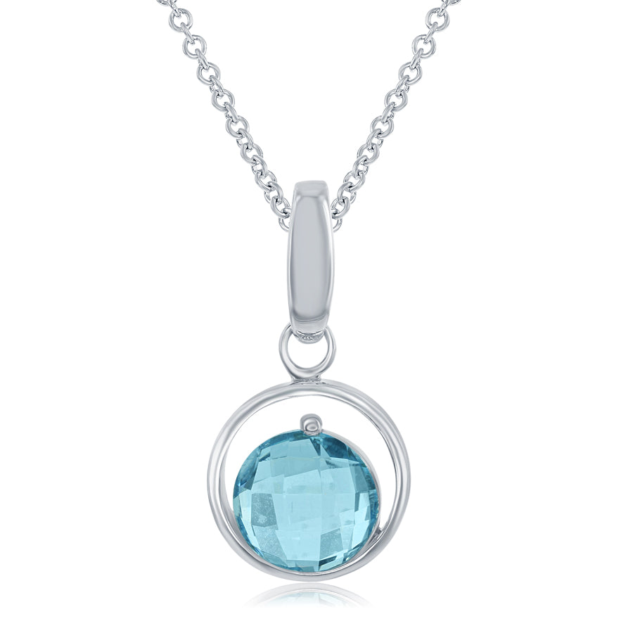 Topaz Dangle Pendant