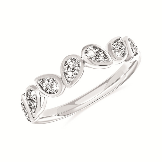 PureRadiance Diamonds Freeform Ring