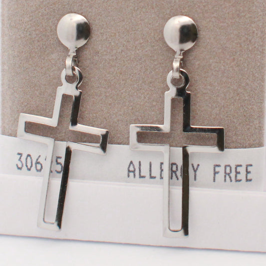 Surgical Stainless Steel Open Cross Dangle