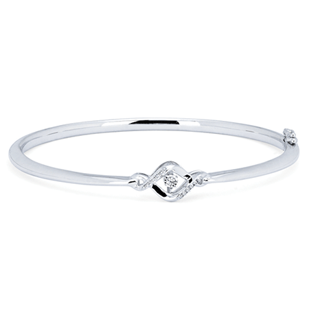 Shimmering Diamonds Diamond Bypass Bracelet