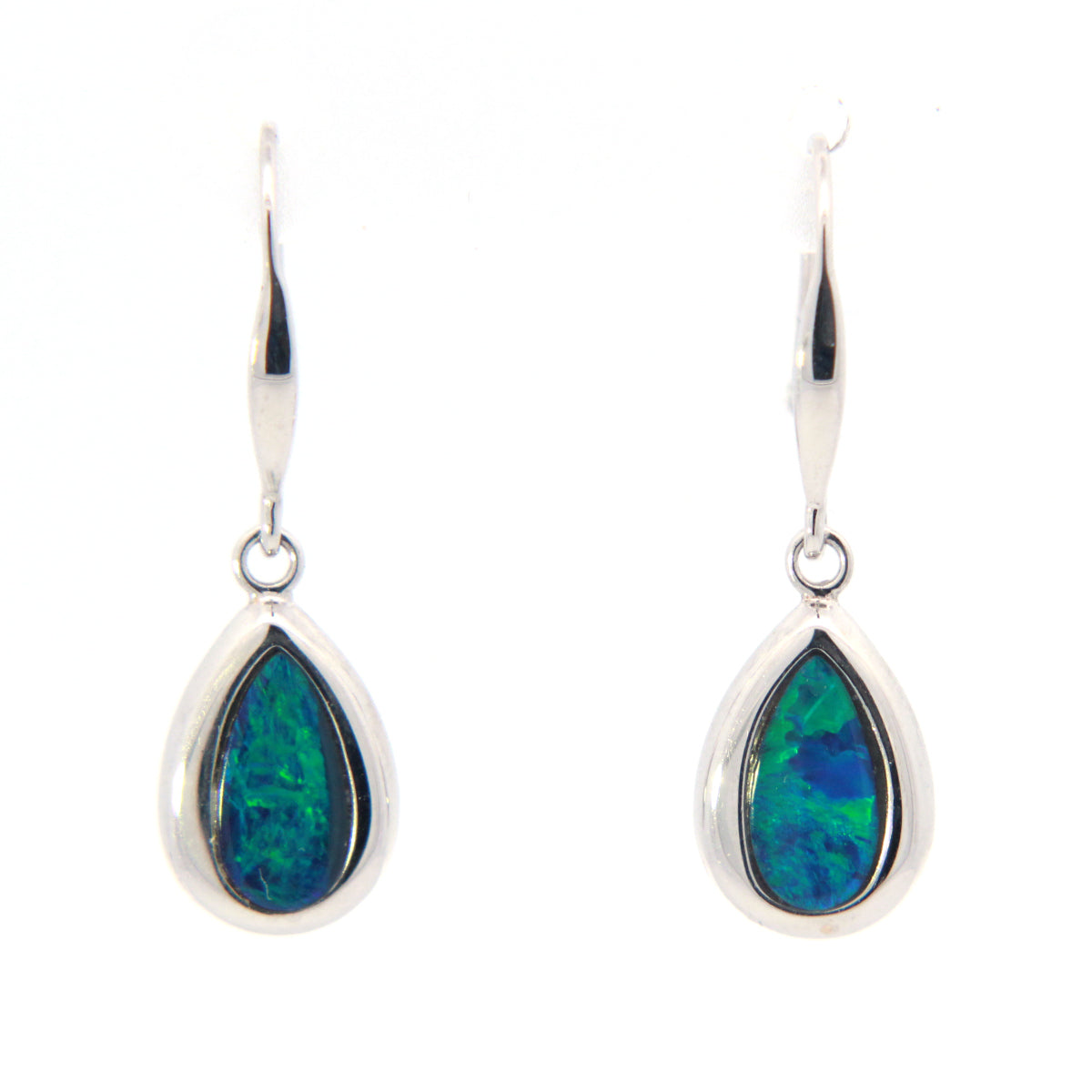 Pear Opal Drop Earrings