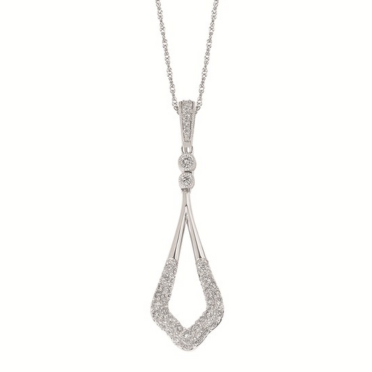 1/3 Cttw. Tear Drop Pendant