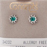 Surgical Stainless Steel December Daisy Stud