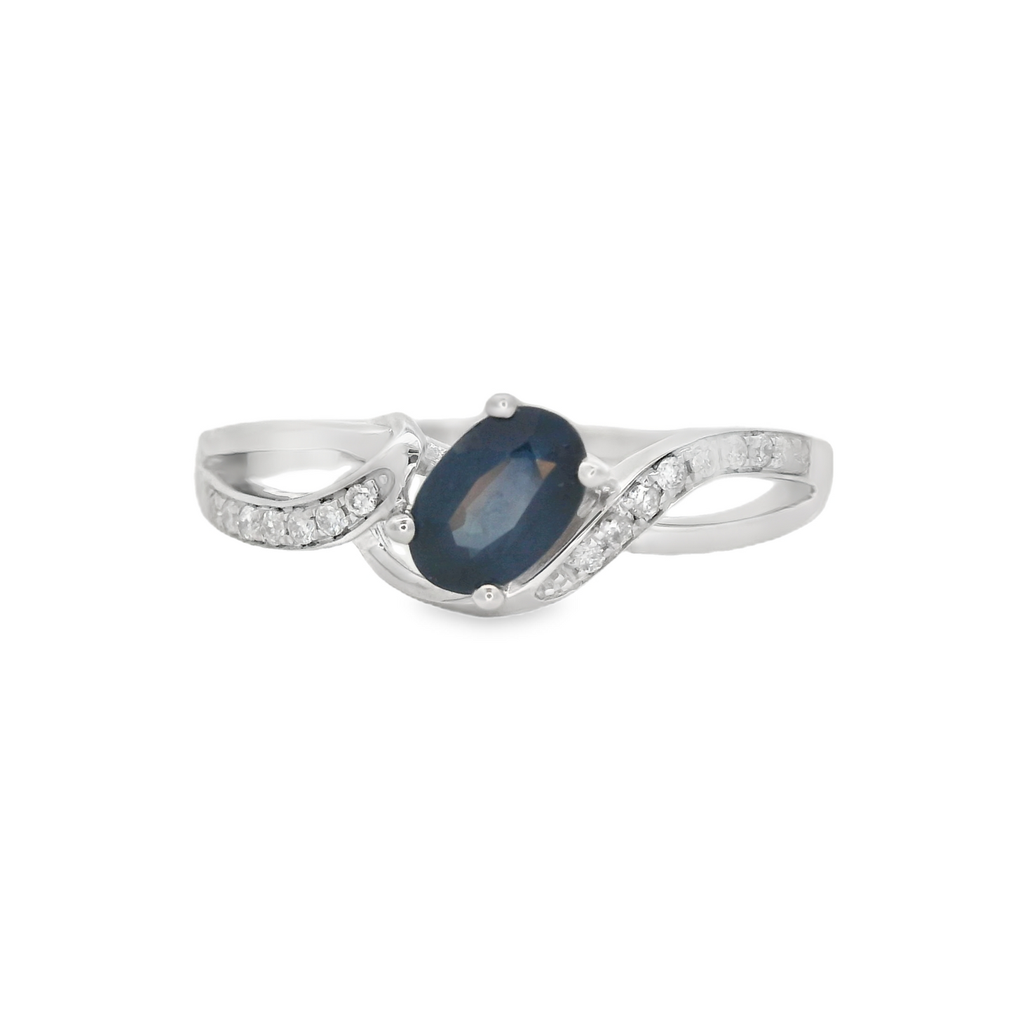 Sapphire Woven Ring