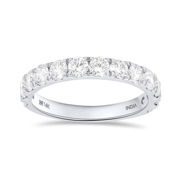 1-1/2 cttw Classic Anniversary LAB Created in 14 Karat White Gold