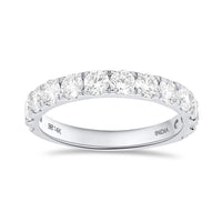 1-1/2 cttw Classic Anniversary LAB Created in 14 Karat White Gold