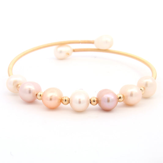 Pearls Wire Wrapped Bracelet