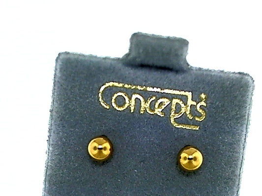 24K Gold Plated Surgical Stainless Steel Ball Stud