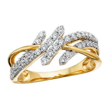 1/2 Cttw. Bypass Fashion Ring