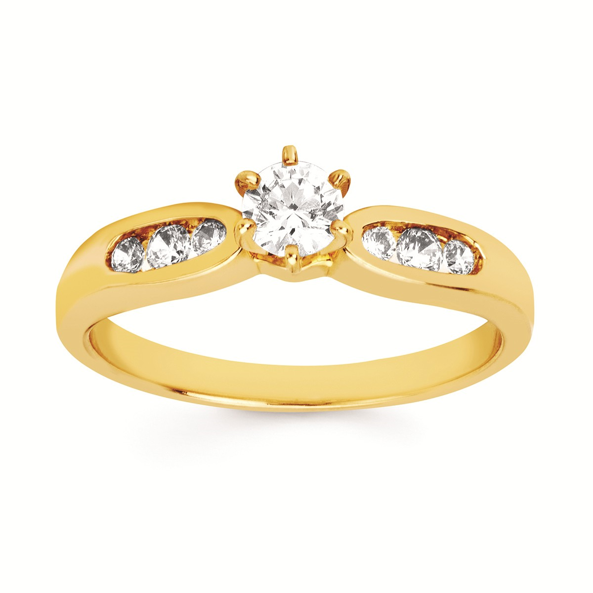 3/8 Cttw. Accented Wedding Set