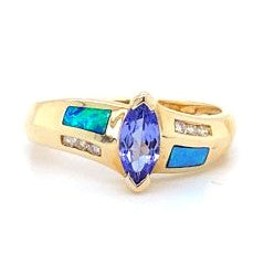 Colored Stone Rings -Ladie