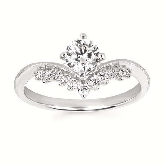 5/8 Cttw. Diamond Semi-Mount Ring