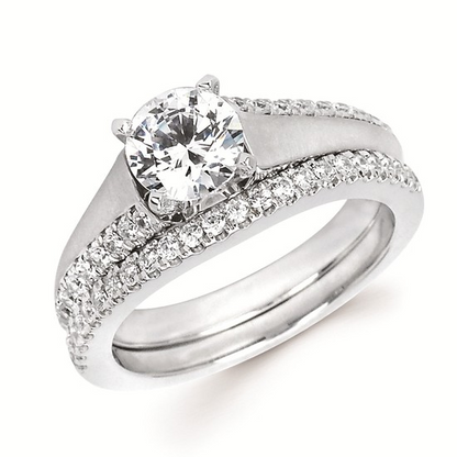 Diamond Wedding Bands  -  Women'