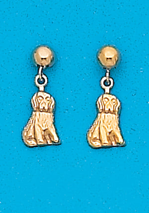 24K Gold Plated Surgical Stainless Steel Dog Dangle