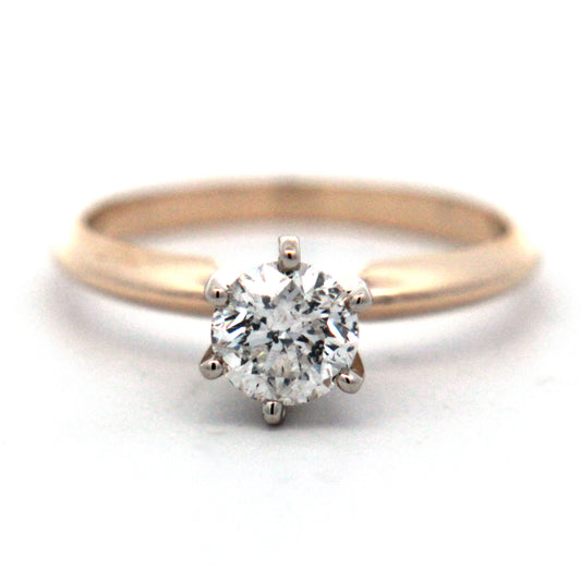 Round Diamond Solitaire Engagement Ring