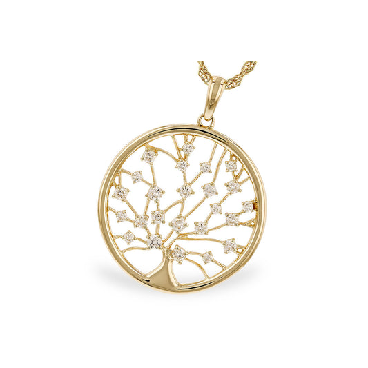 1/3 Cttw. Tree of Life Pendant