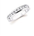 3/4cttw Love Anniversary Anniversary Ring in 14 Karat White Gold