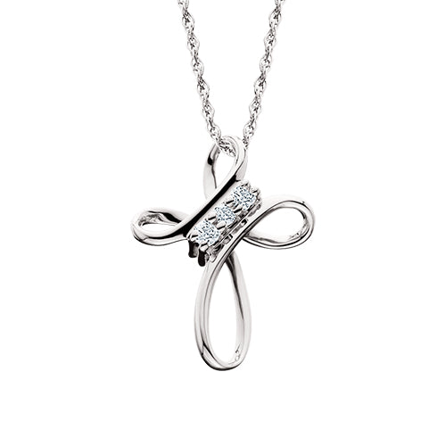 Diamonds Hidden Bail Pendant