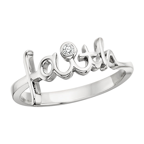 Diamond Faith Ring