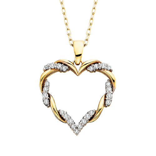 1/7 Cttw. Heart Pendant