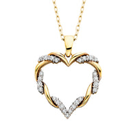 1/7 Cttw. Heart Pendant